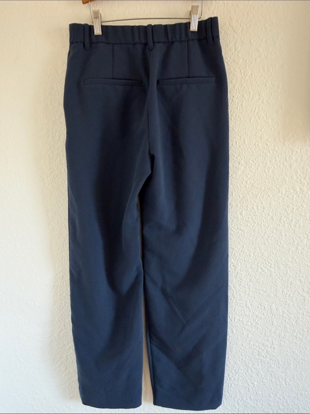 Abercrombie & Fitch Quinn Tailored Straight Pant Navy size 26 / 2 - Picture 5 of 8